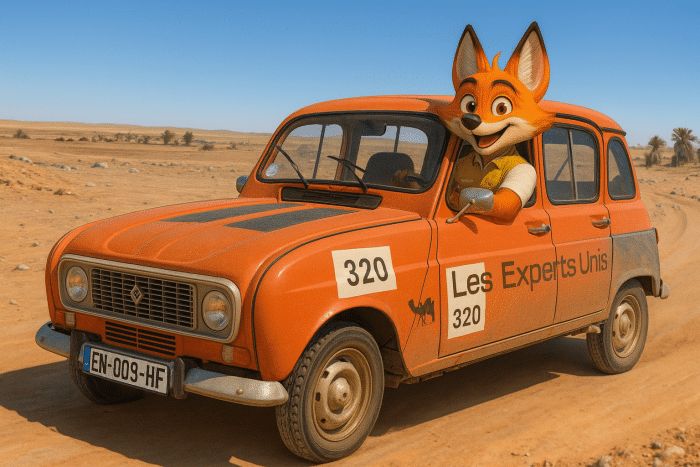 Les Experts Unis sur les pistes du 4L Trophy aux côtés de Louis 🚗